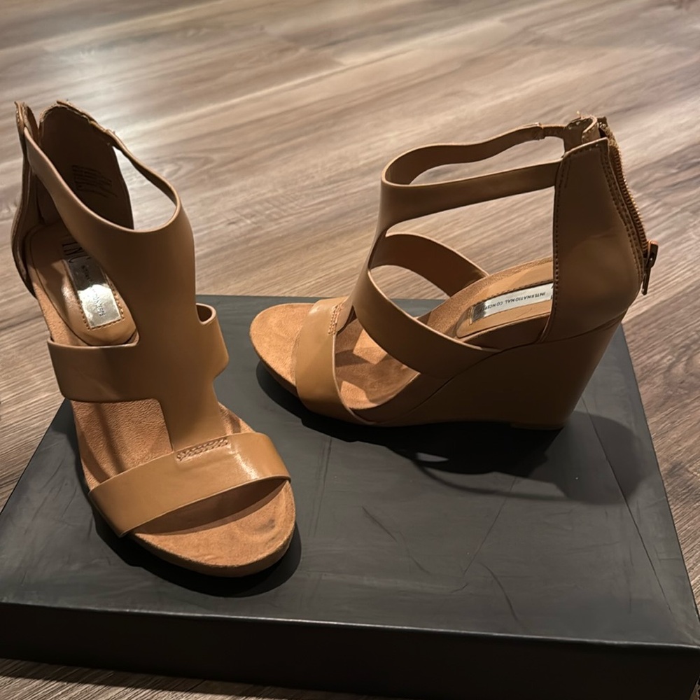 INC Leather suede